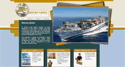 Desktop Screenshot of destinycargo.com